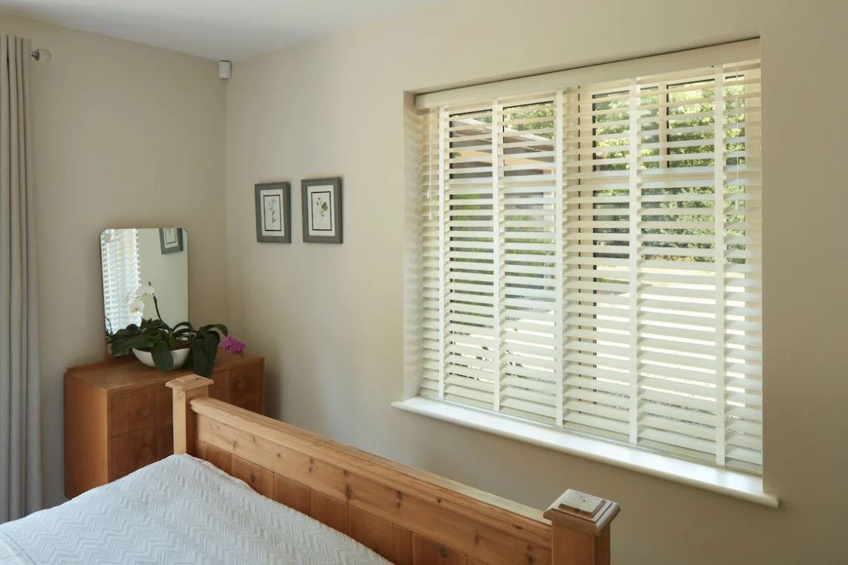 wooden blinds